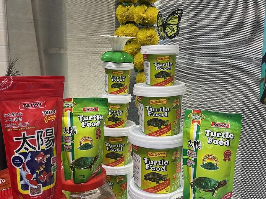 Fish and turtle food range at Shree Swami Samarth Pets Shop, Ulhasnagar